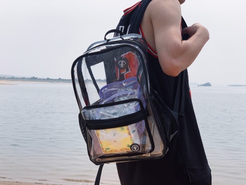 Get the ultimate school accessory with our heavy duty clear backpack!