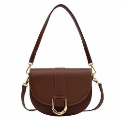 Classic autumn texture women's crossbody bag fashion single shoulder underarm bag saddle bag female