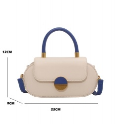 Round Handle Candy Color Women Handbags Creative Lock Shoulder Ladies Bag Purse And Handbag