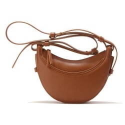 Fashion crossbody half moon women's Shoulder Bag genuine leather women's Leather Bag