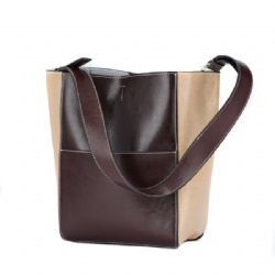 Vegan Leather Hobo Handbags Shoulder Bucket