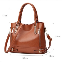 Premium Quality PU leather luxury women tote shoulder bag Top handbag Satchel