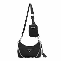 2023 New Versatile Fashion Women's Bags Texture Three in One Chain Underarm Women's Bags